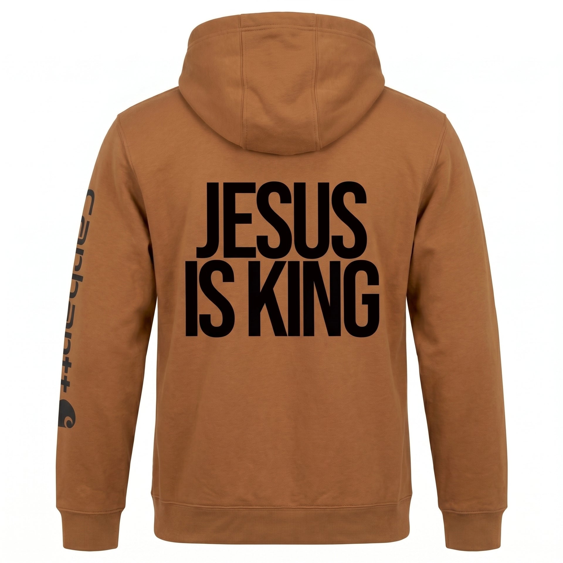 Jesus Is King - Carhartt Brown - Hoodie