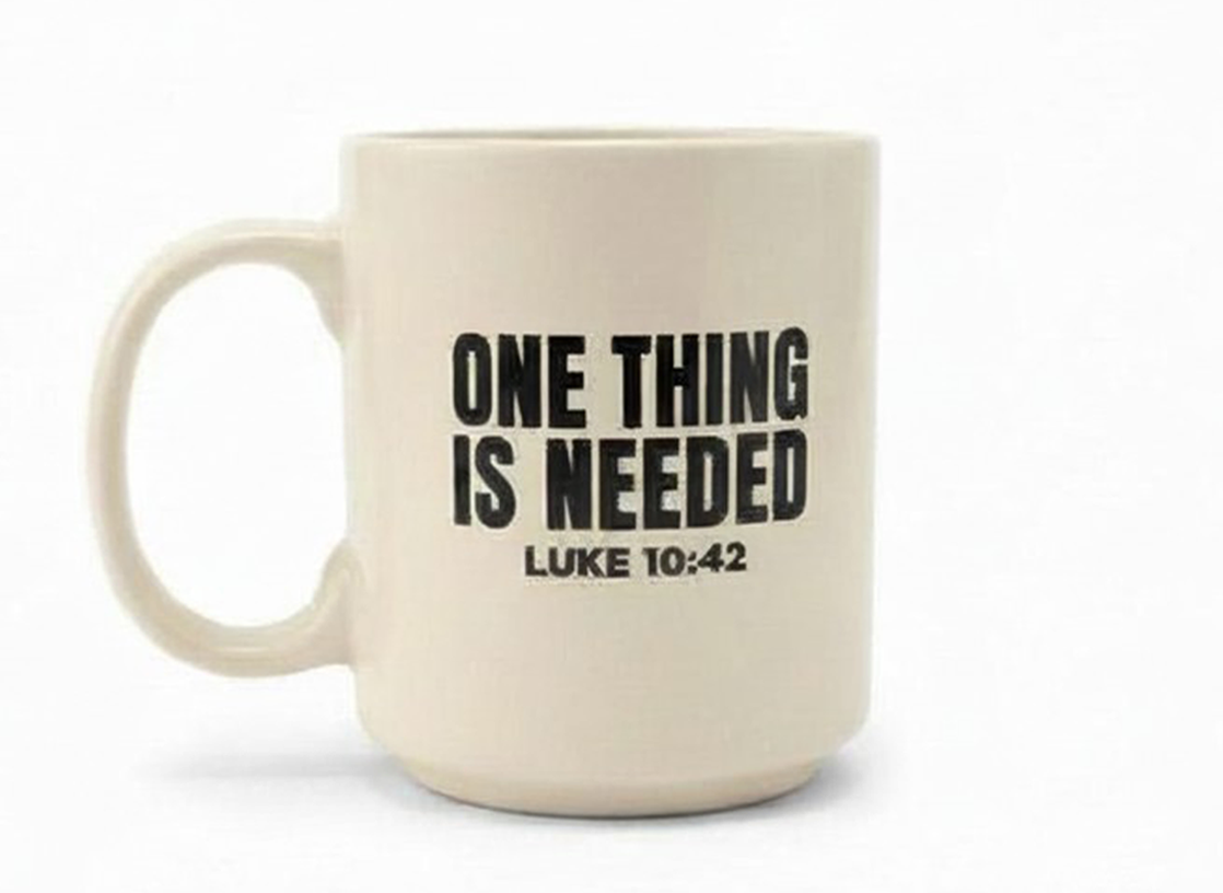 Ascend Cream Luke 10:42 Coffee Mug